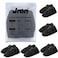 Jron 5 Pairs Premium Reusable Washable Shoe Cover Boot Covers for Contractors 5 Pairs Unisex 9511 For ShoesUS 85105 For Boots Black
