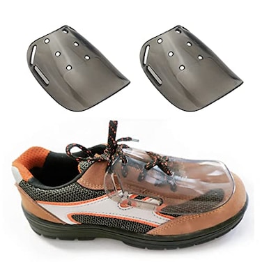 Zawasstu Metatarsal Guards for Work Shoes 1 Pair Clear Unisex Safety Footwear Work Boot Toe Protector Attachment Universal Size Metatarsal Shield for Work Boots Easy to Put on
