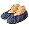 MyShoeCovers Premium Reusable Shoe and Boot Covers for Contractors 1 Pair NonSlip Black Medium