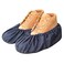 MyShoeCovers Premium Reusable Shoe and Boot Covers for Contractors 1 Pair NonSlip Black Medium