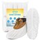 squish Shoe Covers Disposable Non Slip 100 Pack50 pairs White Thick Extra Disposable Boot Covers Slip Proof Shoe Cover for Indoors Outdoors Durable Protector Covers Fits Virtually Most Shoes