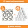 Morigins Swedish Dishcloths for Kitchen6 Pack Black Minimalist Swedish Dish TowelsCellulose Sponge ClothsNon Scratch Reusable Paper Towels Biodegradable and Reusable Kitchen Dish Rags