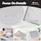 Orighty 12 Pcs Multipurpose Wire Dishwashing Rag NonScratch Wire Dish Cleaning Cloths for Wet and Dry Reusable Steel Scrubber for Kitchen Powerful Dishcloth Rag for Cookware Dish Stove7x8