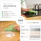 SUPERSCANDI 10 Pack Swedish Dishcloths for Kitchen 100 Biodegradable Compostable Reusable Paper Towels Washable FoodSafe Without Plastic Dish Rags Suitable for Any Surface Apple Green