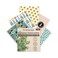 SUPERSCANDI 5 Pack Swedish Dishcloths for Kitchen 100 Biodegradable Compostable Reusable Paper Towels Washable FoodSafe Without Plastic Dish Rags Suitable for Any Surface Scandi Design