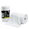 LIVOS Microfiber Cleaning Cloth Roll 80 Pack Reusable Paper Towels White Tear Away Microfiber Towels for Car Super Absorbent Lint Free Cleaning Rags for House KitchenWindow 115x115