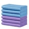 SINLAND Microfiber Glass Cleaning Cloth 6PK Lint Free Cleaning Cloths for Window Car Windows Mirrors and Stainless Steel Glass and Window Cleaner 16x16 Inch