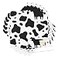 Kcldeci 6 Pack Kitchen Dish TowelsCow Print Dish Cloths Black White Cow Pattern Animal Skin Print Drying Dishes Dish Towels Dishes Dish Rags Kitchen Washcloth Cleaning Cloths 11x11