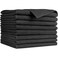 AIDEA Microfiber Cleaning Cloth8PK Soft Microfiber Towels for Cars Absorbent Cleaning Rags LintFree StreakFree Wash Cloths for House Kitchen Window12inx16in Black