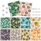 Lucomb 10 Pack Swedish Dishcloths for Kitchen Reusable Cleaning Cloths Absorbent NonScratch Cellulose Sponge Cloths for Dishes Counters