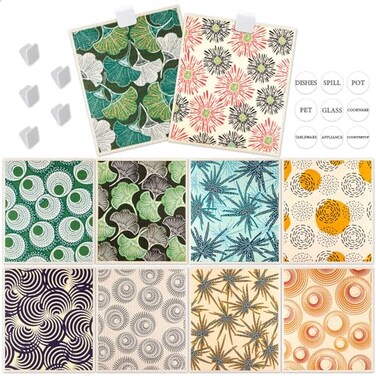 Lucomb 10 Pack Swedish Dishcloths for Kitchen Reusable Cleaning Cloths Absorbent NonScratch Cellulose Sponge Cloths for Dishes Counters