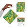 Papaya Reusable Paper Towels Premium Swedish Dishcloths with Hook NonScratch Reusable Paper Towel 1 Sheet Replaces 17 Rolls 2 Sheets 1 Hook
