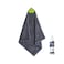 loukin Magnetic Cleaning Cloth Microfiber Dry Erase Eraser Washable Whiteboard Cleaning Cloth for Classroom Home and Office Grey 12 x 12 34 fl oz Whiteboard Cleaner Included