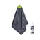 loukin Magnetic Cleaning Cloth Microfiber Dry Erase Eraser Washable Whiteboard Cleaning Cloth for Classroom Home and Office Grey 12 x 12 34 fl oz Whiteboard Cleaner Included