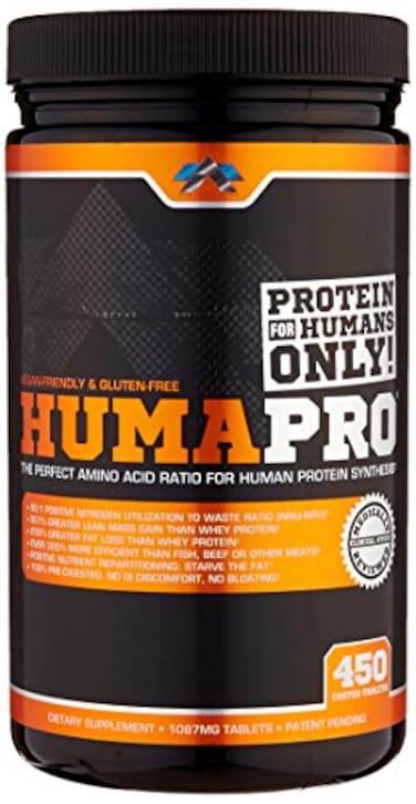 ALR Industries HumaPro Essential Amino Acid Formula EAA Protein Supplement Supports Muscle Recovery Performance Vegan Gluten Free 450 Tablets 90 Servings