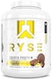 RYSE Up RYSE Loaded Protein Powder Peanut Butter Cup 25g Whey Protein Isolate Concentrate with Prebiotic Fiber MCTs Low Carb Low Sugar DigestiveFriendly 54 Servings 4 lb Tub
