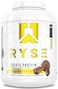 RYSE Up RYSE Loaded Protein Powder Peanut Butter Cup 25g Whey Protein Isolate Concentrate with Prebiotic Fiber MCTs Low Carb Low Sugar DigestiveFriendly 54 Servings 4 lb Tub