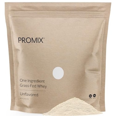 ProMix Nutrition Whey Protein Powder Grass Fed Unsweetened Hormone Free 25g Protein per Serving Sugar Free Soy Free Unflavored 32 Servings