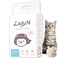 Lady N Pellet Tofu Cat Litter Strong Clumping Ultra Absorbent DustFree Low Tracking Enviroprobiotic and Activated Carbon for Odor Control 9lb 1 Pack Unscented