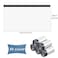 Tinlade 50 Count Jumbo Cat Litter Box Liners Large Drawstring Cat Litter Liners Bags Unscented Tear Resistant for Trash Waste to Keep Your Home Clean39 x 22 InchClear Black