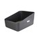 Sfozstra Grey Small Cat Litter Box with Low Entry Open Sifting Design Tracking Control SpaceSaving High Sides LeakProof EasyClean ABS for Kittens Up to 8 lbs