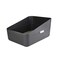 Sfozstra Grey Small Cat Litter Box with Low Entry Open Sifting Design Tracking Control SpaceSaving High Sides LeakProof EasyClean ABS for Kittens Up to 8 lbs