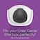 Litter Genie Litter Box Hood Dome Hood with Swinging Flap White
