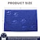Andalus Brands Andalus Large Cat Litter Mat Pack of 1 Waterproof NonSlip Easy to Clean Cat Litter Box Mat for Extra Efficient Pet LitterTrapping Blue 30 X 18
