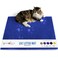 Andalus Brands Andalus Large Cat Litter Mat Pack of 1 Waterproof NonSlip Easy to Clean Cat Litter Box Mat for Extra Efficient Pet LitterTrapping Blue 30 X 18