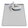 Jacooxi Cat Litter Mat for Litter Box Silicone Large Cat Litter Trapping Mat 34x22 in Waterproof NonSlip Durable Easy Clean Light Gray