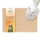 Neater Pet s Jute Cat Litter Trapping Mat Catches Spilled Litter Mess from Kitty Litter Box to Protect Floors Soft on Cats Paws AntiSkid Backing Easy to Clean Beige 24 x 36