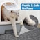 UPSKY Cat Litter Mat XL Litter Trapping Mat Soft on Kitty Paws Large Litter Box Mat 35 x 47 Scatter Control for Indoor Cats Waterproof and Extra Large Pretty Litters Carpet