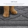 WePet Cat Litter Box Mat Kitty Premium PVC Pad Durable Trapping Rug Phthalate Free UrineResistant Scatter Control XXL 47 x 36 Inch Grey