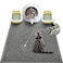 WePet Cat Litter Box Mat Kitty Premium PVC Pad Durable Trapping Rug Phthalate Free UrineResistant Scatter Control XXL 47 x 36 Inch Grey