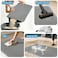 Xuanyaente Double Layer Honeycomb Ultra Soft Cat Litter Mat 234 x 147 BPAFree Upgraded NonSlip UrineProof Bottom Durable Easy Clean Gray Pack of 1