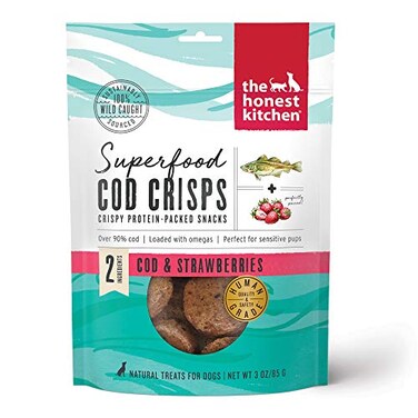 The Honest Kitchen Superfood Cod Crisps Cod Strawberry 3 oz