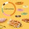 ASMPET Dog Treats Chews Chicken Wrapped Rawhide Sticks Dog Snacks for Training Rewards 20 pcs 106 oz