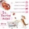 PAWUP Duck Dog Chews Donut Rawhide Treat Long Lasting Rawhide Ring Natural wTaurine 125oz