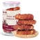 PAWUP Duck Dog Chews Donut Rawhide Treat Long Lasting Rawhide Ring Natural wTaurine 125oz