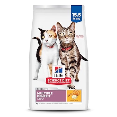 Hill's Science Hills Science Diet Adult 16 Multiple Benefit Dry Cat Food Chicken 155 lb Bag