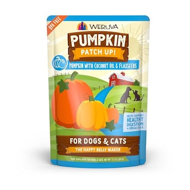 Weruva Pumpkin Patch Up Pumpkin Pouches for Dogs Cats