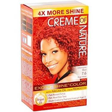 Creme of Nature Exotic Shine Color With Argan Oil Intensive Red 76 1 ea Pack of 2