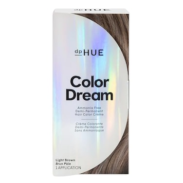 dpHUE Color Dream Light Brown AmmoniaFree DemiPermanent Hair Color Lasts 16 Washes Boosts Shine Paraben Sulfate Free Leaping Bunny Certified