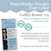 Water Works Hair Color Powder Coffee Brown Permanent Hair Dye for Root TouchUp Full Coverage Men Women 3 Pack