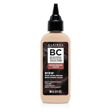 Clairol Professional Beautiful Collection Hair Color 15W Dark Warm Brown 3 Fl Oz Packaging May Vary