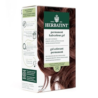 Herbatint 5R Light Copper Chestnut Permanent Hair Colour 4 OZ