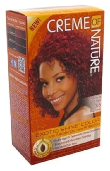 Creme of Creme Of Nature Color 76 Intense Red Exotic Shine 6 Pack