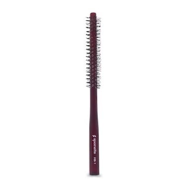 SPORNETTE Spornette Mini Styler Boar Bristle 75 inch Round Brush for Blowouts Volume Styling Finishing Curling Setting Short Curly Wavy Straight Thick Normal or Thin Hair on Men Women