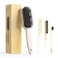 HEZ Curl Defining Brush Curly Hair Brush Slick Back Hair Brush For Combing and Shaping Curls in All Hairstyles to Reduce Pulling Beige