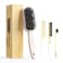 HEZ Curl Defining Brush Curly Hair Brush Slick Back Hair Brush For Combing and Shaping Curls in All Hairstyles to Reduce Pulling Beige